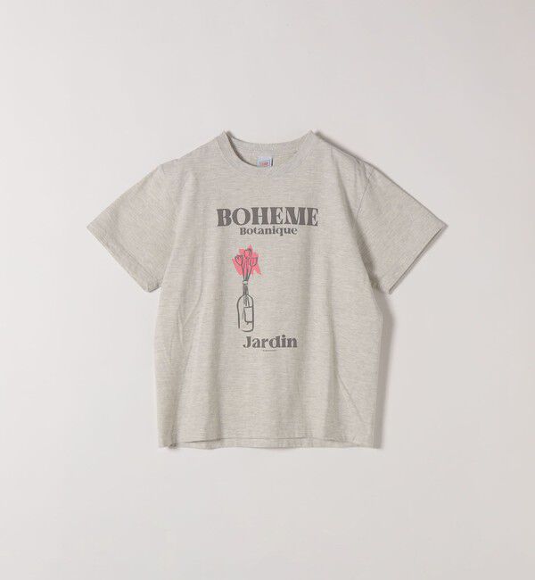 SHIPS any「《予約》TRICOMER:〈洗濯機可能〉フレンチ ロゴ プリント TEE」|Tシャツ・カットソー|