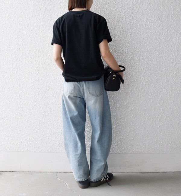 SHIPS any「《予約》TRICOMER:〈洗濯機可能〉フレンチ ロゴ プリント TEE」|Tシャツ・カットソー|