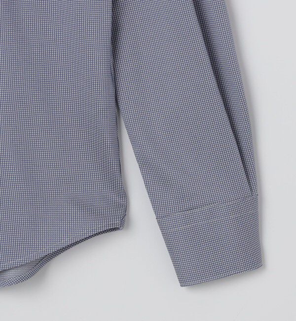 SHIPS「SHIPS: ジャージー ハウンドトゥース ワンピースカラー シャツ」|シャツ・ブラウス|