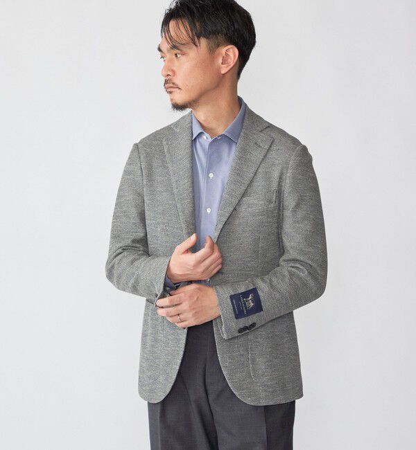 SHIPS「SHIPS: ジャージー ハウンドトゥース ワンピースカラー シャツ」|シャツ・ブラウス|