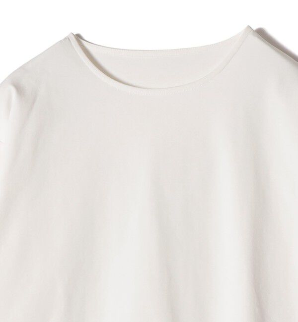 SHIPS Colors 「SHIPS Colors:〈手洗い可能〉ポンチ レース コンビ トップス（無地）」|Tシャツ・カットソー|