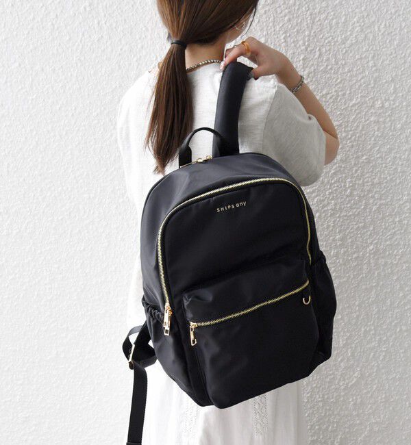 SHIPS any「《予約》SHIPS any: A4 サイド ギャザー ポケット バックパック」|リュック|