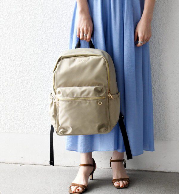 SHIPS any「《予約》SHIPS any: A4 サイド ギャザー ポケット バックパック」|リュック|