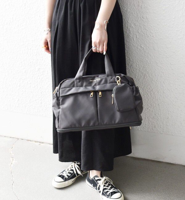 SHIPS any「《予約》SHIPS any: 10ポケット 2WAY アジャスタブル ボストン バッグ」|ボストンバッグ|