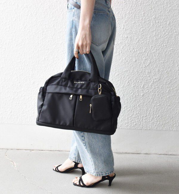 SHIPS any「《予約》SHIPS any: 10ポケット 2WAY アジャスタブル ボストン バッグ」|ボストンバッグ|
