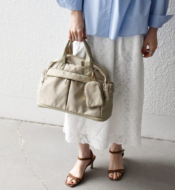 SHIPS any「《予約》SHIPS any: 10ポケット 2WAY アジャスタブル ボストン バッグ」|ボストンバッグ|