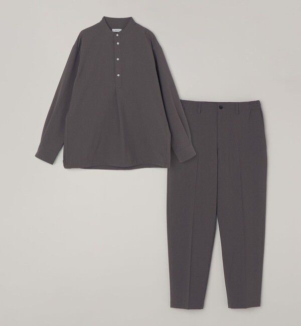 SHIPS any「SHIPS any:〈吸水速乾〉Rapidry バンドスキッパー スピンドル プルオーバー シャツ(セットアップ対応)◆」|シャツ・ブラウス|