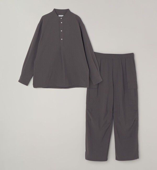 SHIPS any「SHIPS any:〈吸水速乾〉Rapidry バンドスキッパー スピンドル プルオーバー シャツ(セットアップ対応)◆」|シャツ・ブラウス|