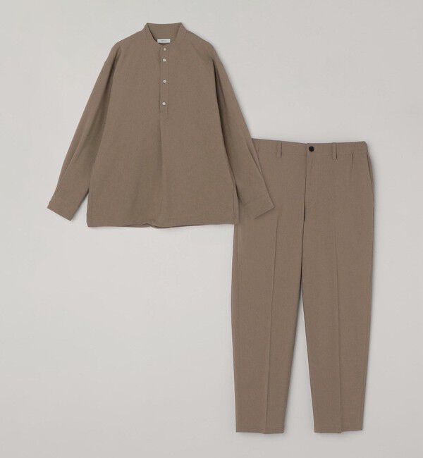 SHIPS any「SHIPS any:〈吸水速乾〉Rapidry バンドスキッパー スピンドル プルオーバー シャツ(セットアップ対応)◆」|シャツ・ブラウス|