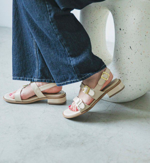 quaranciel「《予約》quaranciel: 2ストラップ ベルト サンダル」|サンダル|