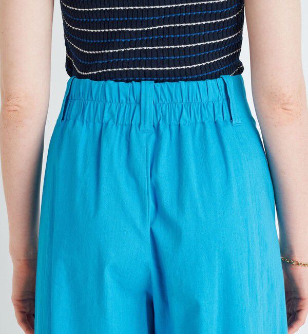 MACPHEE「レーヨンリネンコットン フレアクロップドパンツ」|その他|