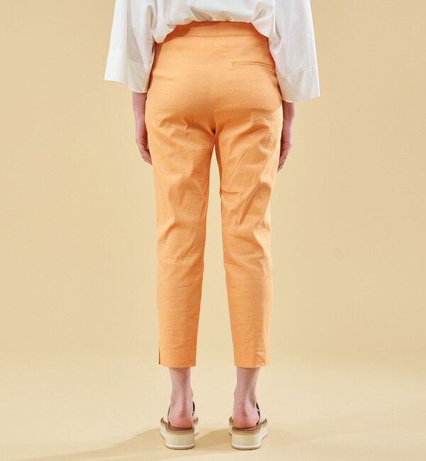 DES PRES「リネンナイロンストレッチ クロップドパンツ」|その他|