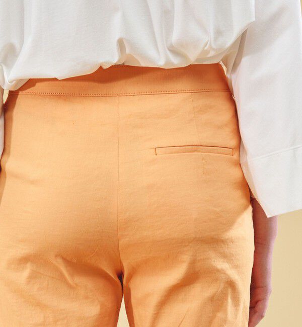 DES PRES「リネンナイロンストレッチ クロップドパンツ」|その他|