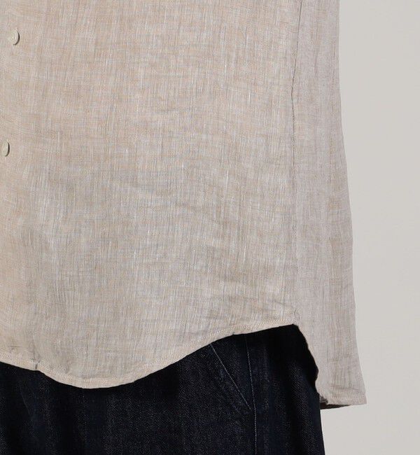 TOMORROWLAND BUYING WEAR「BAGUTTA リネン スタンドカラーシャツ」|シャツ・ブラウス|