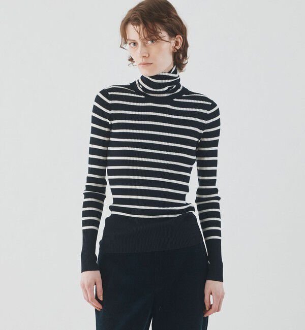 GALERIE VIE「プルミエールウールリブ タートルネックプルオーバー」|ニット・セーター|