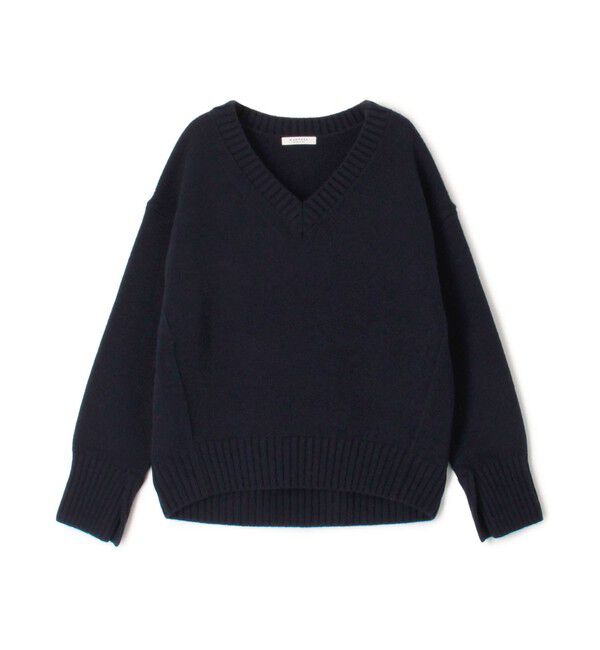 MACPHEE「ラムカシミヤ Vネックプルオーバー」|ニット・セーター|