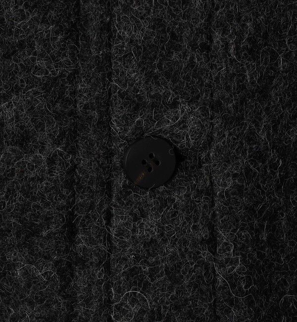 GALERIE VIE「シープジャージー クルーネックジャケット」|ノーカラージャケット|