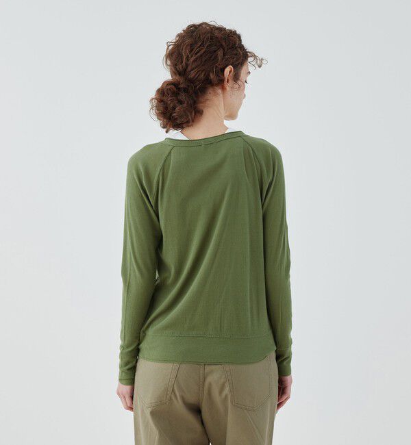 GALERIE VIE「 ガーゼフライス クルーネックカーディガン」|カーディガン|