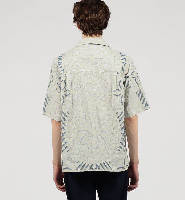 TOMORROWLAND MENS「コットン エンブロイダリー オープンカラーシャツ」|シャツ・ブラウス|
