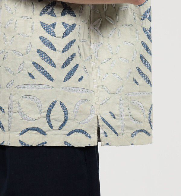 TOMORROWLAND MENS「コットン エンブロイダリー オープンカラーシャツ」|シャツ・ブラウス|