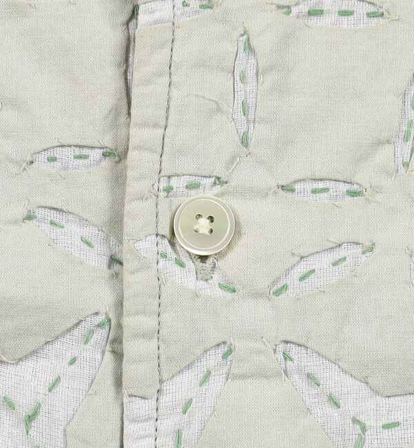 TOMORROWLAND MENS「コットン エンブロイダリー オープンカラーシャツ」|シャツ・ブラウス|