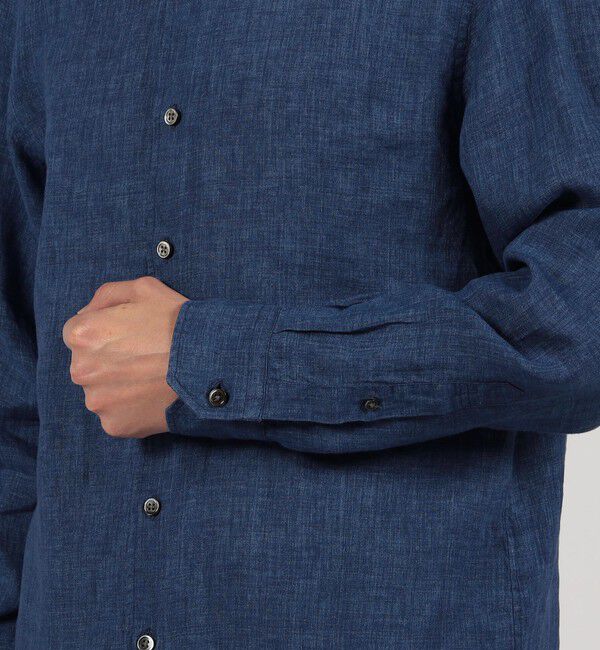 TOMORROWLAND MENS「リネン セミワイドカラーシャツ ALBINI」|シャツ・ブラウス|