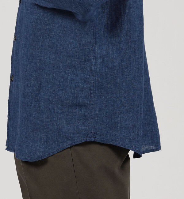 TOMORROWLAND MENS「リネン セミワイドカラーシャツ ALBINI」|シャツ・ブラウス|