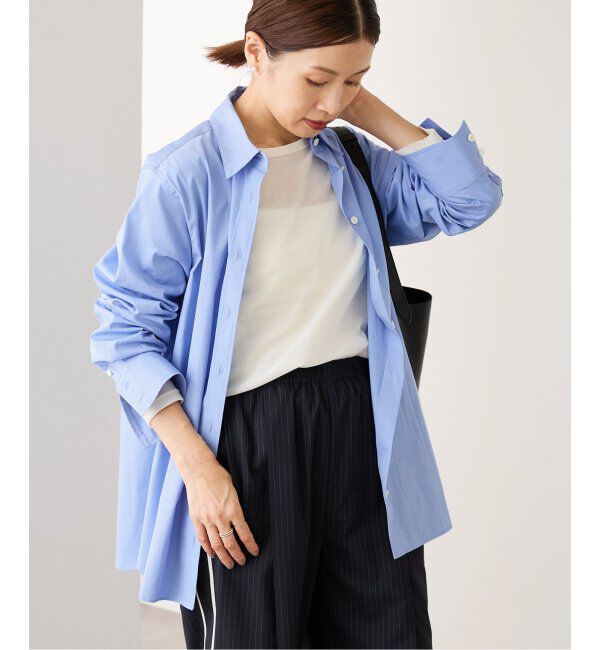 IENA「スーピマコットン レギュラーカラーシャツ」|シャツ・ブラウス|