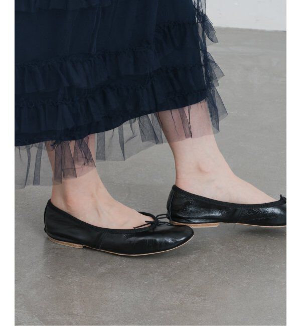 IENA「PORSELLI/ポルセリ LEATHER バレエシューズ」|バレエシューズ|