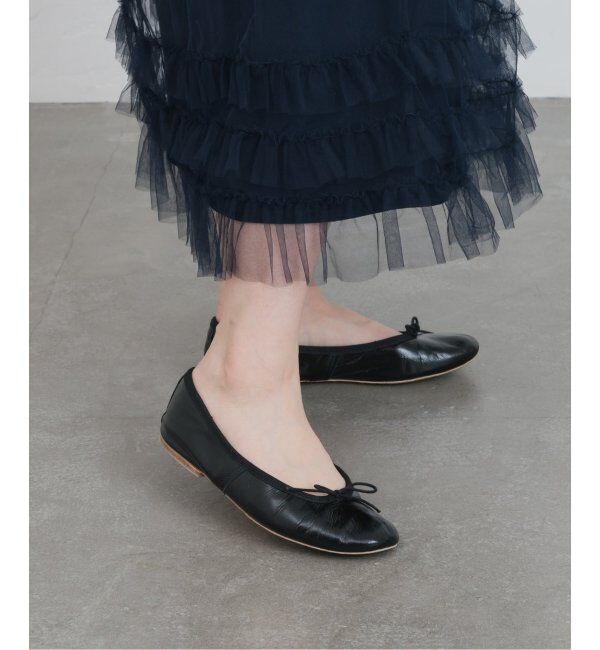 IENA「PORSELLI/ポルセリ LEATHER バレエシューズ」|バレエシューズ|