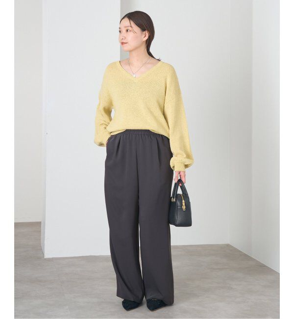 IENA「ダブルサテンイージーパンツ」|その他|