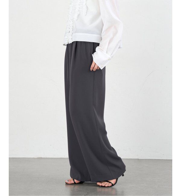 IENA「ダブルサテンイージーパンツ」|その他|