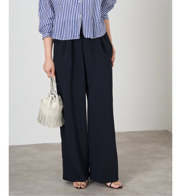 IENA「ダブルサテンイージーパンツ」|その他|