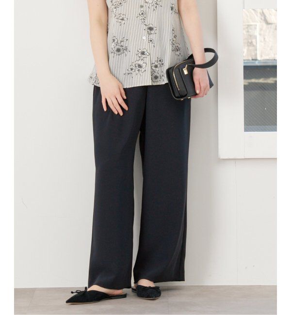 IENA「ダブルサテンイージーパンツ」|その他|