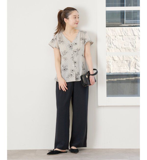 IENA「ダブルサテンイージーパンツ」|その他|