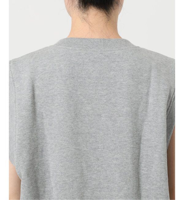 IENA「LOOPWHEELER for LOWERCASE 別注 ライトツリウラケ Vネックベスト」|ベスト・ジレ|