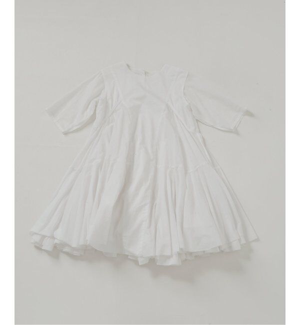 IENA「《追加》AAYUSHI/アユーシ ボリュームフレアハーフスリーブワンピース」|ワンピース|