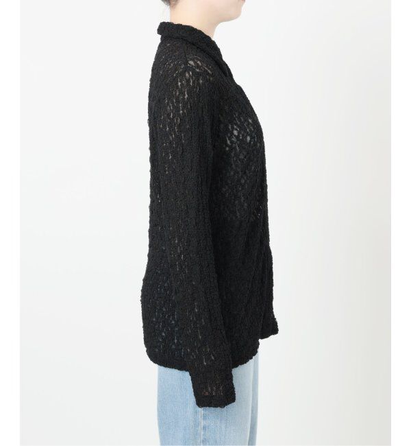 IENA LA BOUCLE「IENA LA BOUCLE ストレッチレースシャツ」|シャツ・ブラウス|