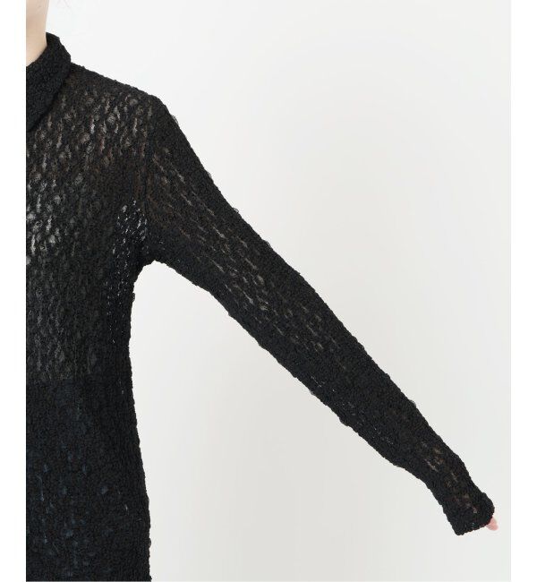 IENA LA BOUCLE「IENA LA BOUCLE ストレッチレースシャツ」|シャツ・ブラウス|