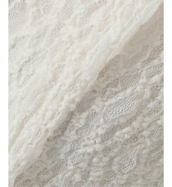 IENA LA BOUCLE「IENA LA BOUCLE ストレッチレースシャツ」|シャツ・ブラウス|