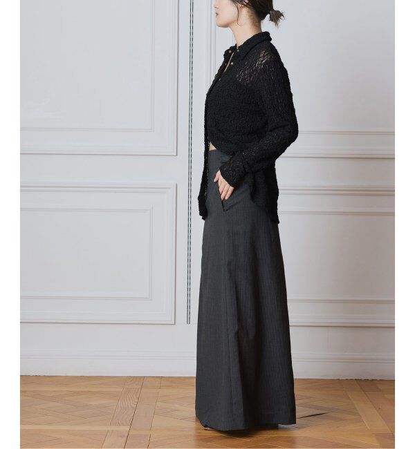 IENA LA BOUCLE「IENA LA BOUCLE ストレッチレースシャツ」|シャツ・ブラウス|