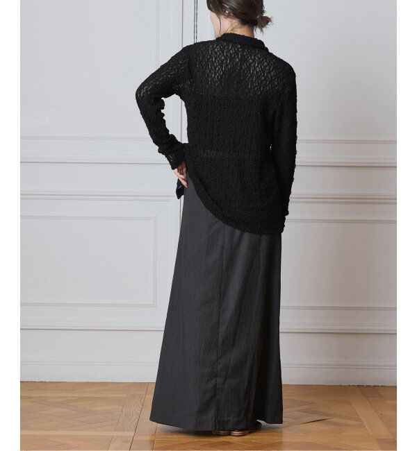 IENA LA BOUCLE「IENA LA BOUCLE ストレッチレースシャツ」|シャツ・ブラウス|