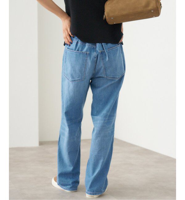 IENA「upper hights/アッパーハイツ 別注 THE LAZY OLIVIA ワイドストレートデニム」|デニム|