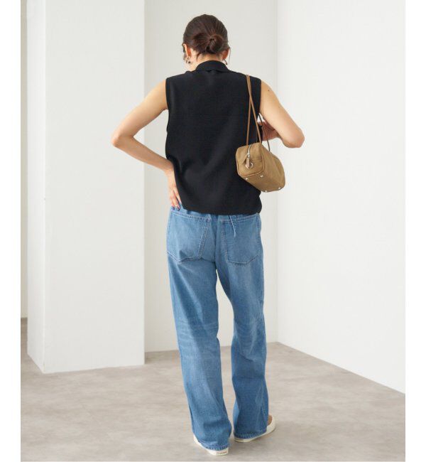 IENA「upper hights/アッパーハイツ 別注 THE LAZY OLIVIA ワイドストレートデニム」|デニム|