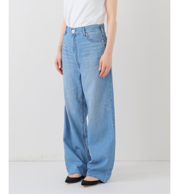 IENA「upper hights/アッパーハイツ 別注 THE LAZY OLIVIA ワイドストレートデニム」|デニム|