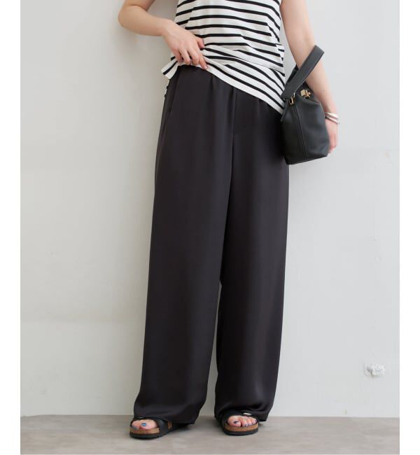 IENA「サテンイージーパンツ」|その他|