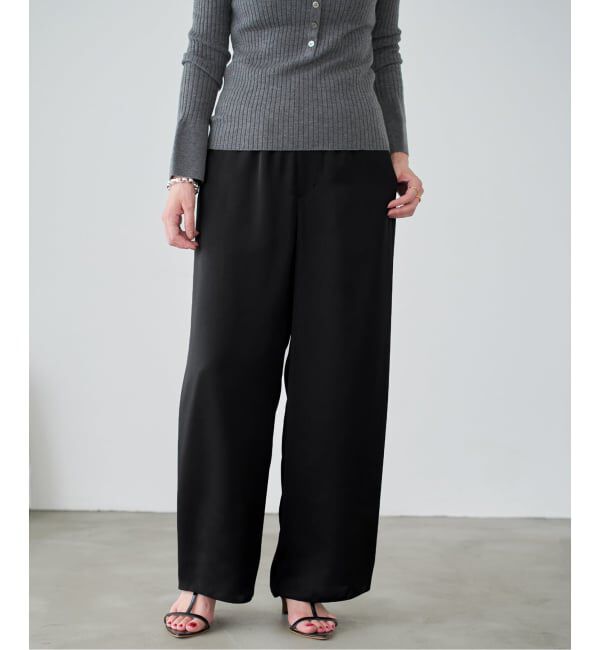 IENA「サテンイージーパンツ」|その他|