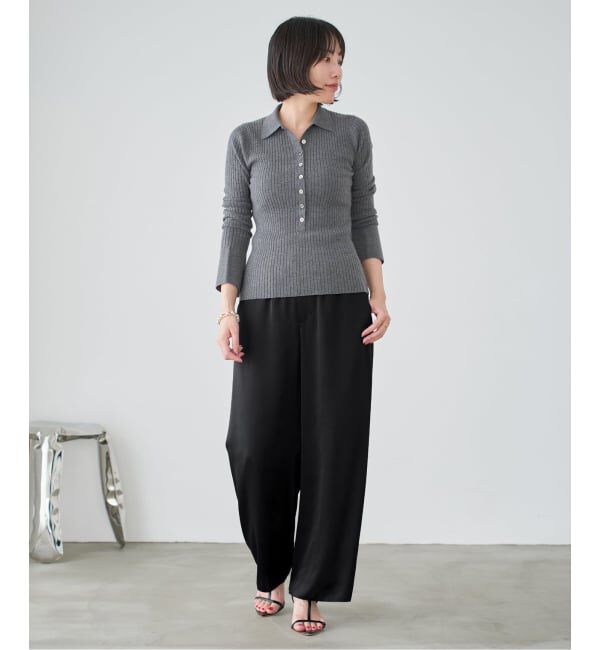 IENA「サテンイージーパンツ」|その他|