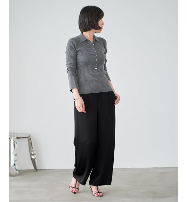 IENA「サテンイージーパンツ」|その他|