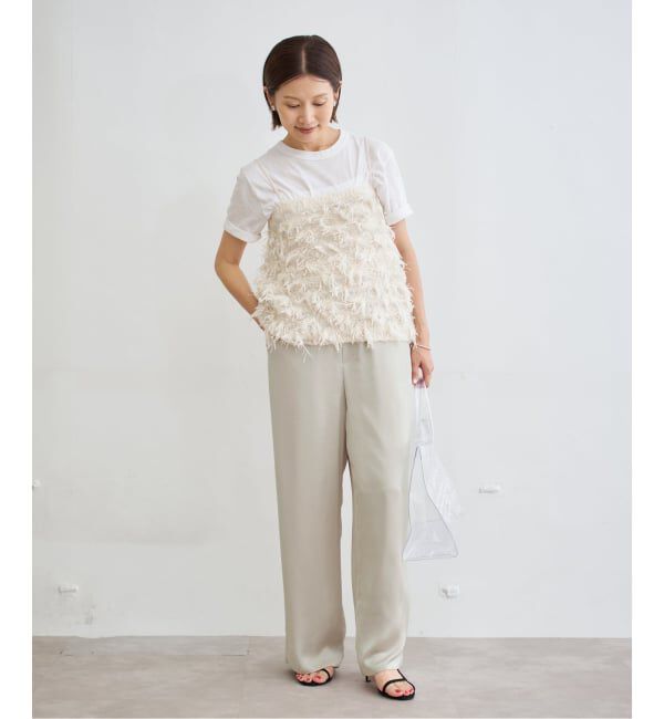 IENA「サテンイージーパンツ」|その他|